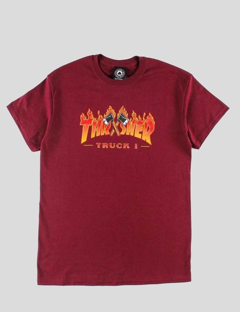 T-shirt THRASHER camion 1 tee mare